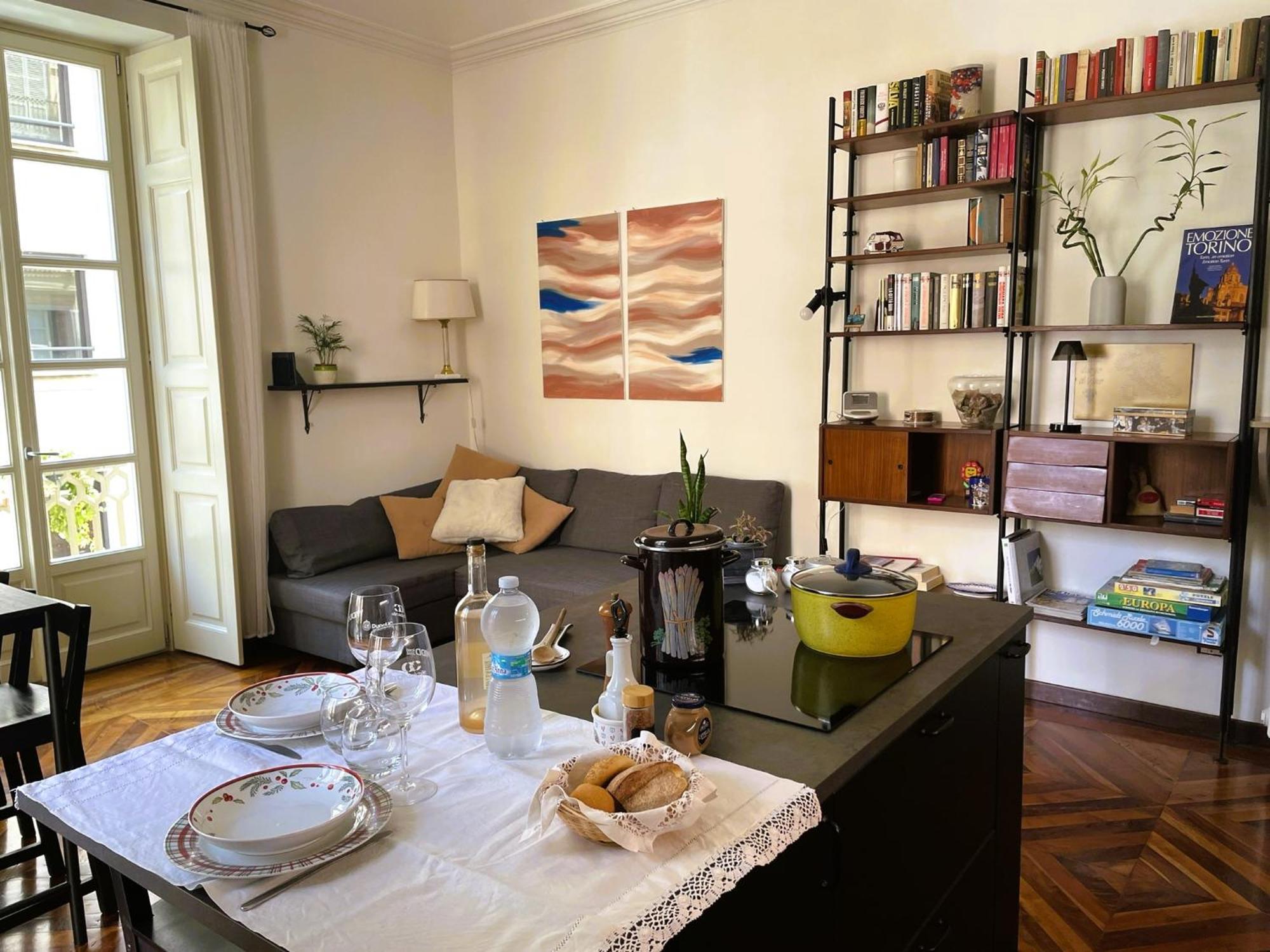 Apartmán Emozione Torino - Affascinante, Silenzioso, In Palazzo D'Epoca Pressi Piazza Solferino Exteriér fotografie